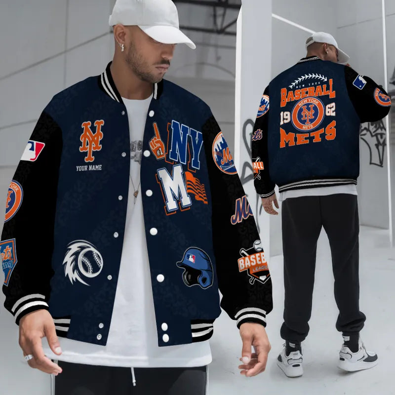 LIMITED EDITION - NEW CUSTOMIZED MLB17 NYM NEW YORK METS UNISEX T-SHIRT, POLO, HOODIE & JACKETS