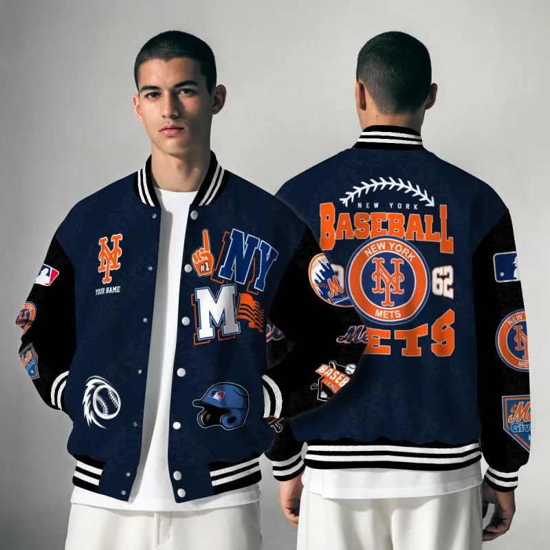 LIMITED EDITION - NEW CUSTOMIZED MLB17 NYM NEW YORK METS UNISEX T-SHIRT, POLO, HOODIE & JACKETS
