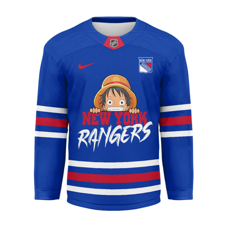 LIMITED EDITION - NEW CUSTOMIZED NHL24 NY RANGERS UNISEX HOCKEY JERSEY