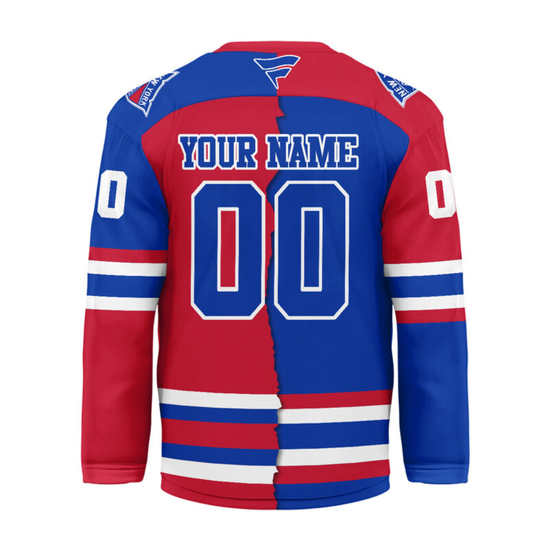 LIMITED EDITION - NEW CUSTOMIZED NHL24 NY RANGERS UNISEX HOCKEY JERSEY