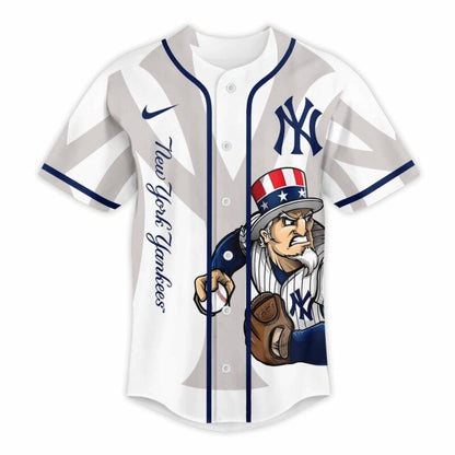 LIMITED EDITION - NEW CUSTOMIZED MLB01 NY YANKEES BASEBALL JERSEY