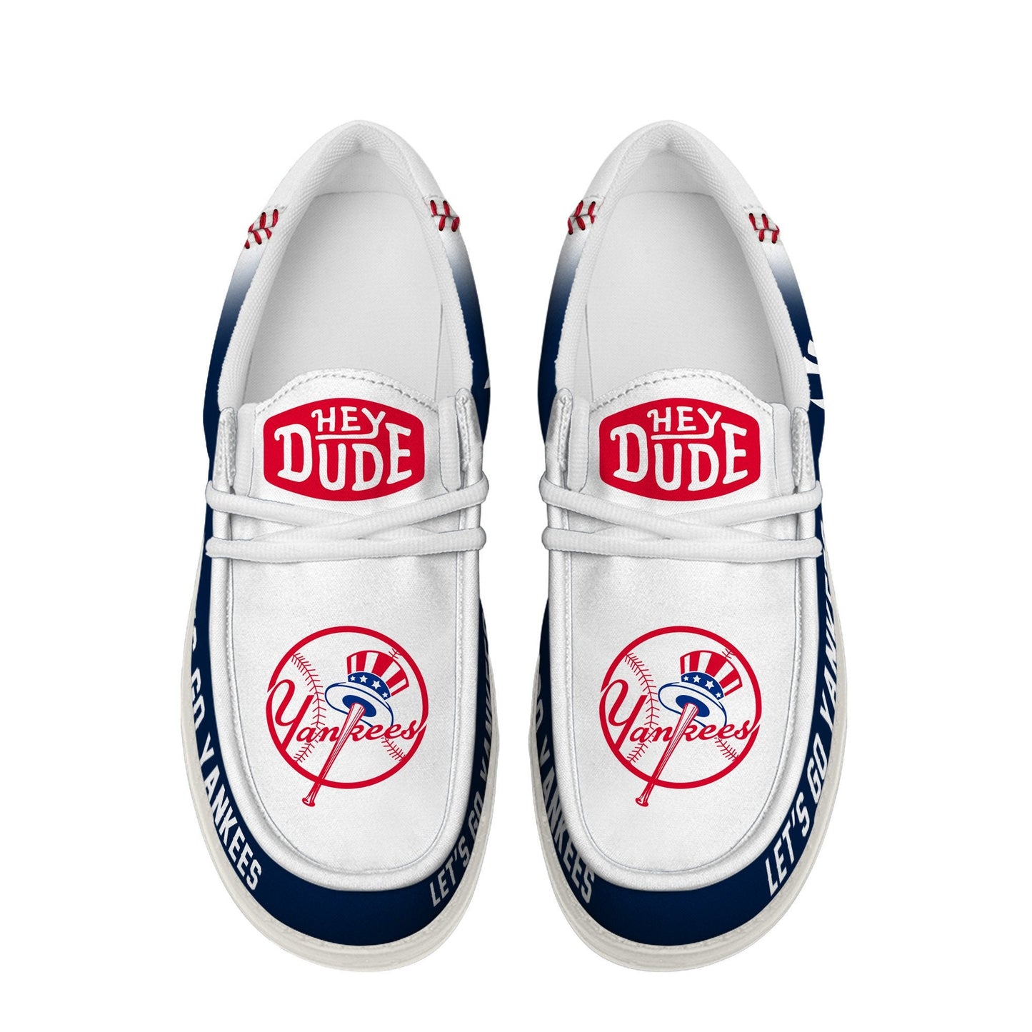 LIMITED EDITION - NEW CUSTOMIZED MLB01 NY YANKEES LOAFER SHOES