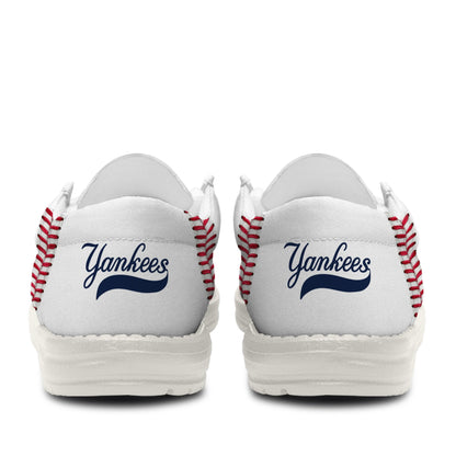 LIMITED EDITION - NEW CUSTOMIZED MLB01 NY YANKEES LOAFER SHOES