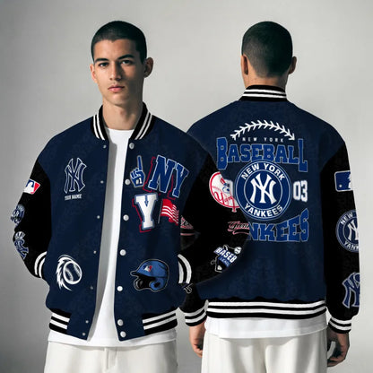 LIMITED EDITION - NEW CUSTOMIZED MLB01 NYY NEW YORK YANKEES UNISEX T-SHIRT, POLO, HOODIE & JACKETS