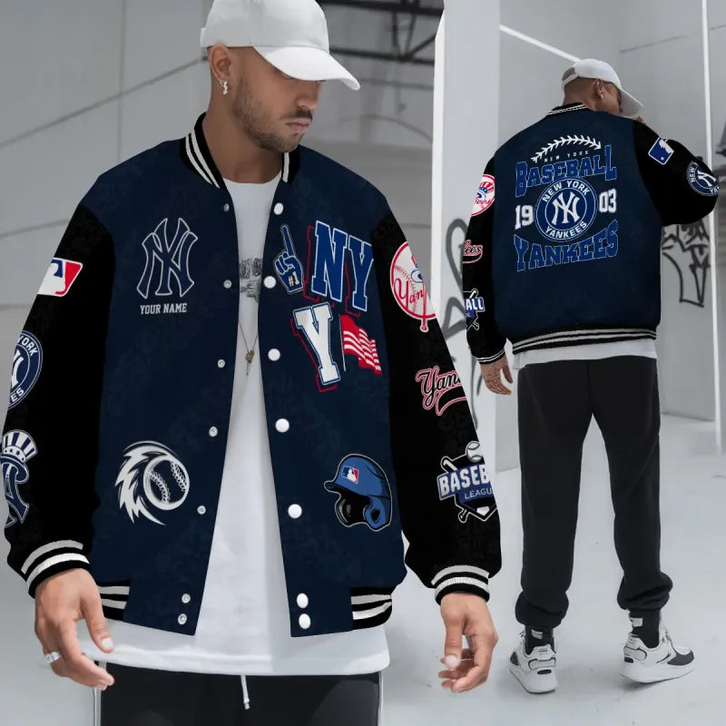 LIMITED EDITION - NEW CUSTOMIZED MLB01 NYY NEW YORK YANKEES UNISEX T-SHIRT, POLO, HOODIE & JACKETS