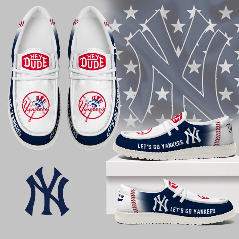 LIMITED EDITION - NEW CUSTOMIZED MLB01 NY YANKEES LOAFER SHOES