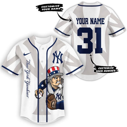 LIMITED EDITION - NEW CUSTOMIZED MLB01 NY YANKEES BASEBALL JERSEY