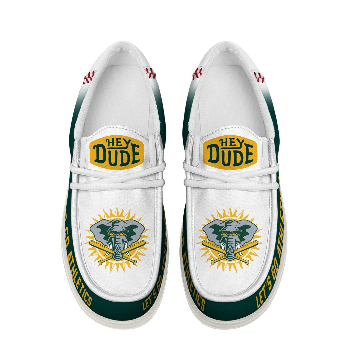 LIMITED EDITION - NEW CUSTOMIZED MLB23 OL ATHLETICS LOAFER SHOES