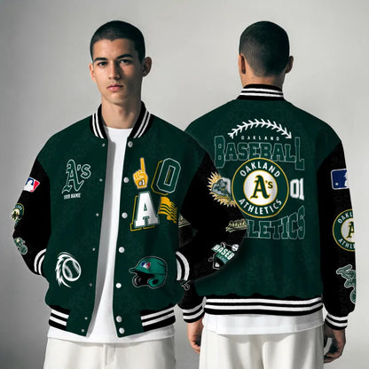LIMITED EDITION - NEW CUSTOMIZED MLB23 OAS OAKLAND ATHLETICS UNISEX T-SHIRT, POLO, HOODIE & JACKETS