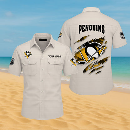 LIMITED EDITION - NEW CUSTOMIZED NHL26 PBP PITTSBURGH PENGUINS CARGO SHIRT