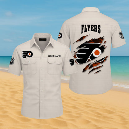 LIMITED EDITION - NEW CUSTOMIZED NHL27 PPF PHILADELPHIA FLYERS CARGO SHIRT