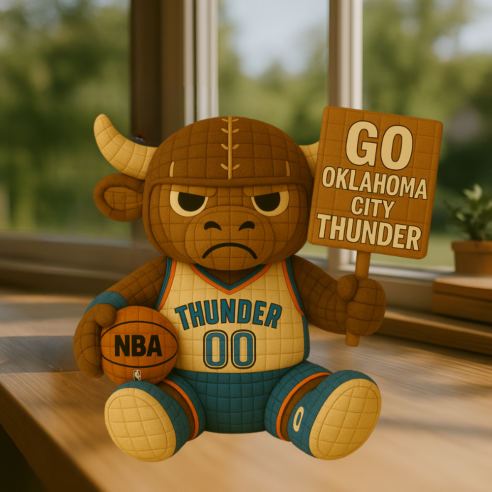 Limited Edition - NBA 01 OCT Oklahoma City Thunder Handmade Crochet