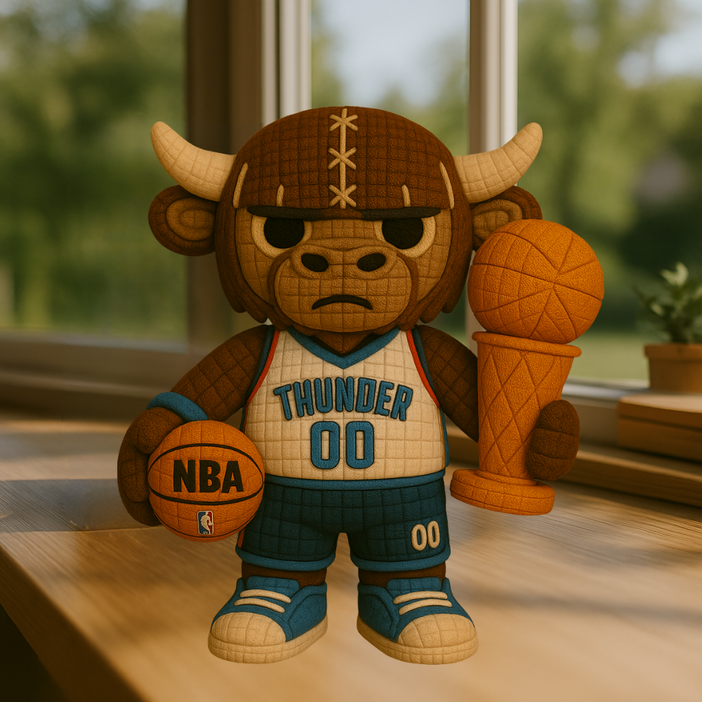 Limited Edition - NBA 01 OCT Oklahoma City Thunder Handmade Crochet