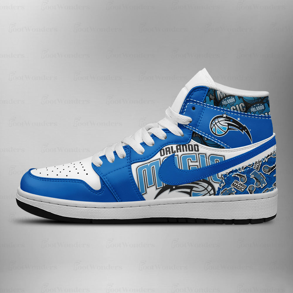 LIMITED EDITION - NEW CUSTOMIZED NBA15 OL MAGIC AIR JORDAN SNEAKERS