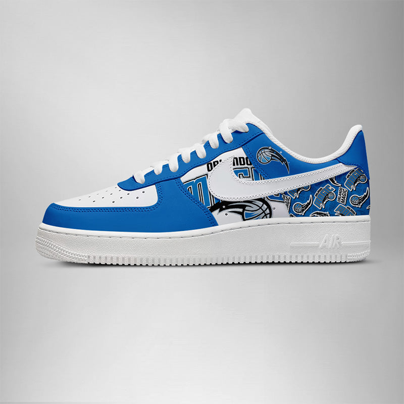 LIMITED EDITION - NEW CUSTOMIZED NBA15 OL MAGIC AF1 SHOES