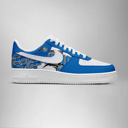 LIMITED EDITION - NEW CUSTOMIZED NBA15 OL MAGIC AF1 SHOES
