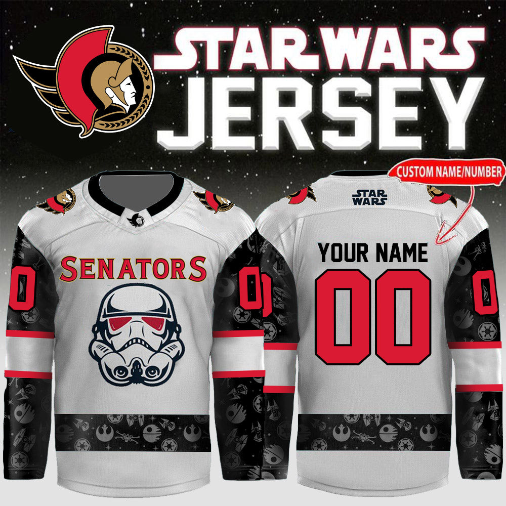 LIMITED EDITION - NEW CUSTOMIZED NHL29 OT SENATORS UNISEX HOCKEY JERSEY