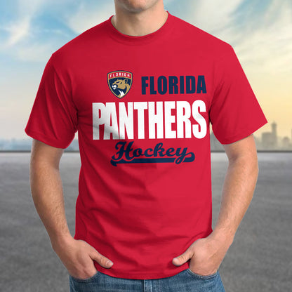 LIMITED EDITION - NEW CUSTOMIZED NHL01 FPT FLORIDA PANTHERS T-SHIRT FOR FAMILY (ADULTS & KIDS)