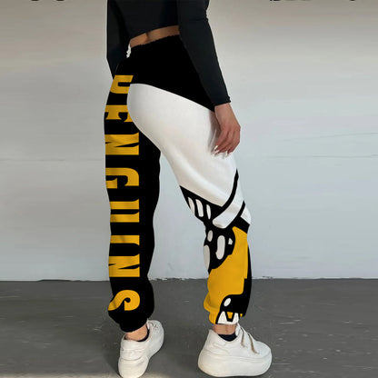 LIMITED EDITION - NEW CUSTOMIZED NHL26 PBP PITTSBURGH PENGUINS LONG PANTS