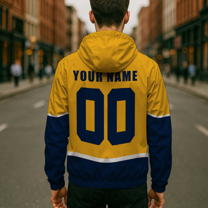 LIMITED EDITION - NEW CUSTOMIZED NHL31 NVP NASHVILLE PREDATORS WINDBREAKER JACKET