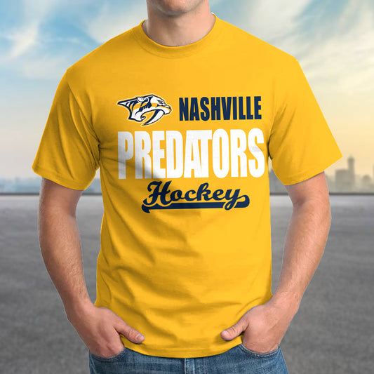 LIMITED EDITION - NEW CUSTOMIZED NHL31 NVP NASHVILLE PREDATORS T-SHIRT FOR FAMILY (ADULTS & KIDS)