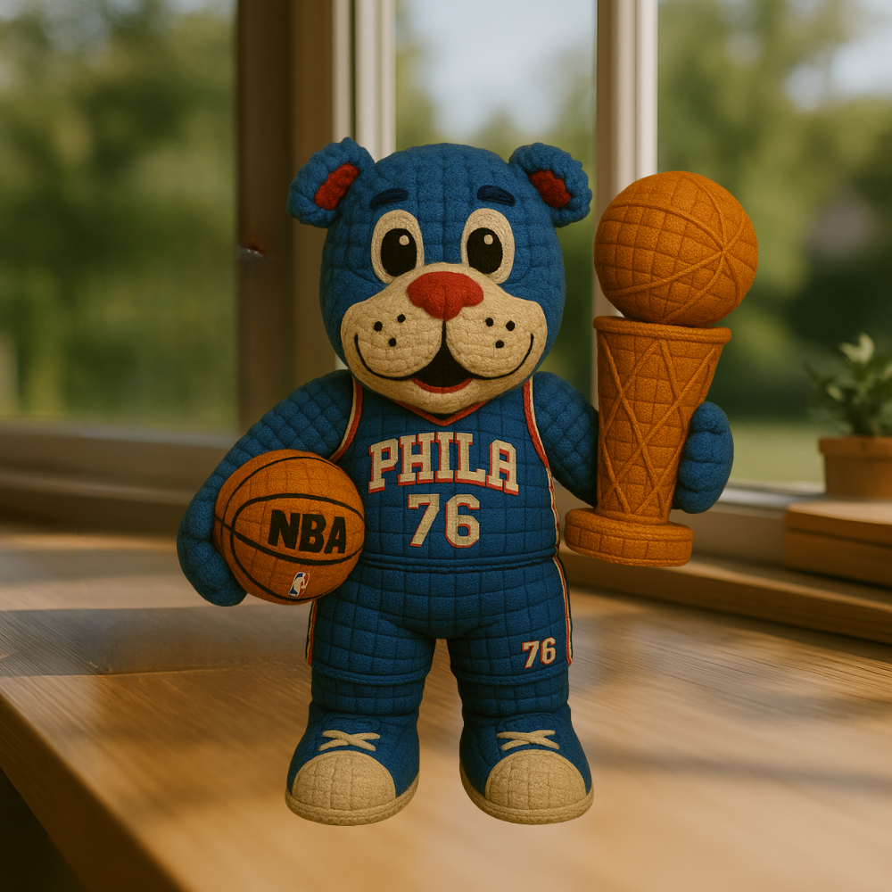 Limited Edition - NBA 26 P76 Philadelphia 76ers Handmade Crochet