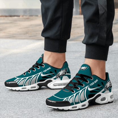 LIMITED EDITION - NEW CUSTOMIZED NFL02 PPE PHILADELPHIA EAGLES UNISEX AIR MAX PLUS SNEAKERS