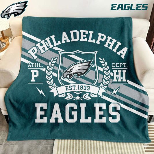 LIMITED EDITION - NEW CUSTOMIZED NFL02 PPE PHILADELPHIA EAGLES NORMAL & FLEECE BLANKET