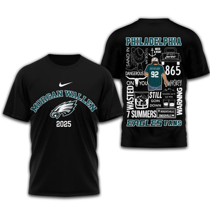 LIMITED EDITION - NEW CUSTOMIZED NFL02 PPE PHILADELPHIA EAGLES T-SHIRT | MULTIPLE COLORS AVAILABLE