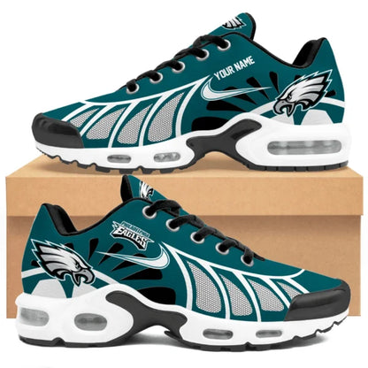 LIMITED EDITION - NEW CUSTOMIZED NFL02 PPE PHILADELPHIA EAGLES UNISEX AIR MAX PLUS SNEAKERS