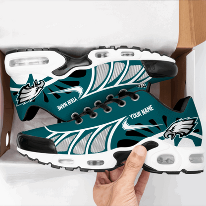 LIMITED EDITION - NEW CUSTOMIZED NFL02 PPE PHILADELPHIA EAGLES UNISEX AIR MAX PLUS SNEAKERS