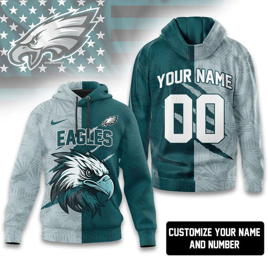 LIMITED EDITION - NEW CUSTOMIZED NFL02 PPE PHILADELPHIA EAGLES T-SHIRT, HOODIE, ZIP HOODIE