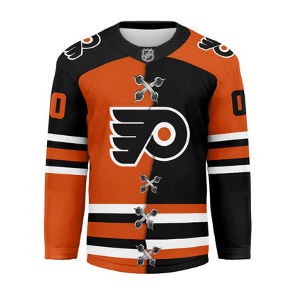 LIMITED EDITION - NEW CUSTOMIZED NHL27 PD FLYERS UNISEX HOCKEY JERSEY