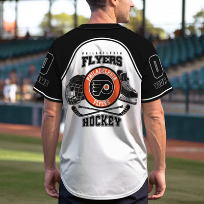 LIMITED EDITION - NEW CUSTOMIZED NHL27 PD FLYERS BASEBALL JERSEY
