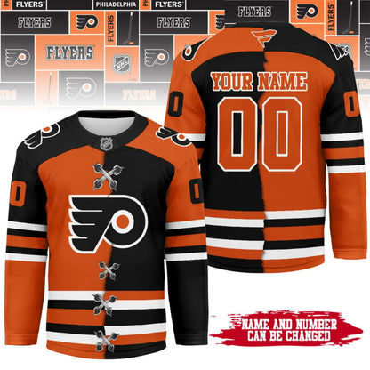 LIMITED EDITION - NEW CUSTOMIZED NHL27 PD FLYERS UNISEX HOCKEY JERSEY