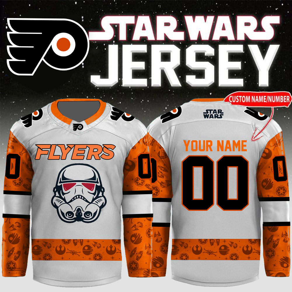 LIMITED EDITION - NEW CUSTOMIZED NHL27 PD FLYERS UNISEX HOCKEY JERSEY