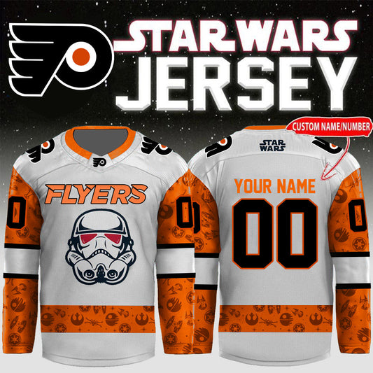 LIMITED EDITION - NEW CUSTOMIZED NHL27 PD FLYERS UNISEX HOCKEY JERSEY