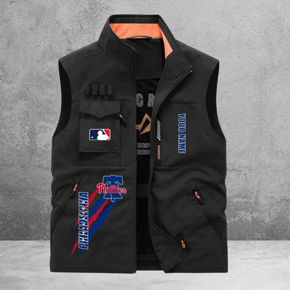 LIMITED EDITION - NEW CUSTOMIZED MLB11 PPS PHILADELPHIA PHILLIES SLEEVELESS VEST