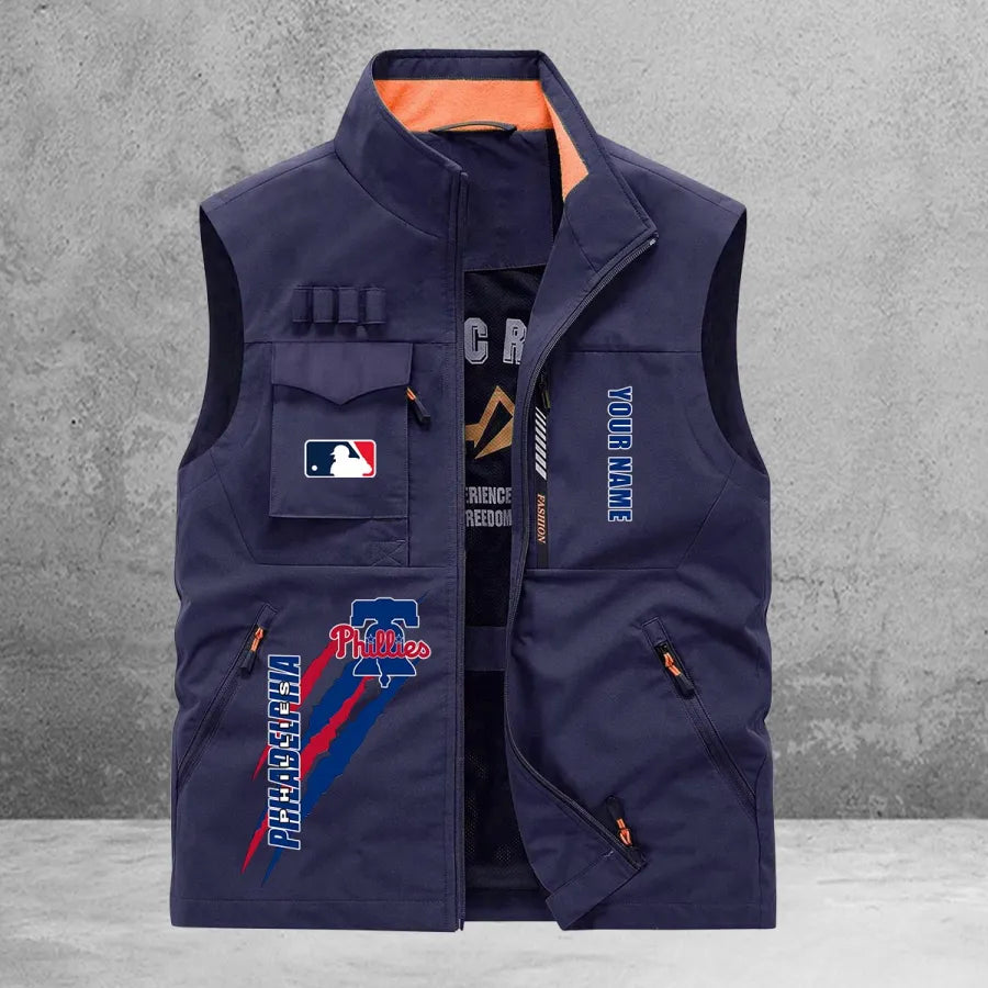 LIMITED EDITION - NEW CUSTOMIZED MLB11 PPS PHILADELPHIA PHILLIES SLEEVELESS VEST