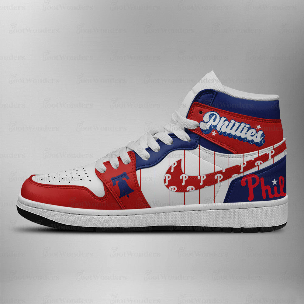 LIMITED EDITION - NEW CUSTOMIZED MLB11 PH PHILLIES AIR JORDAN SNEAKERS