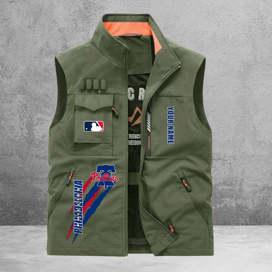 LIMITED EDITION - NEW CUSTOMIZED MLB11 PPS PHILADELPHIA PHILLIES SLEEVELESS VEST