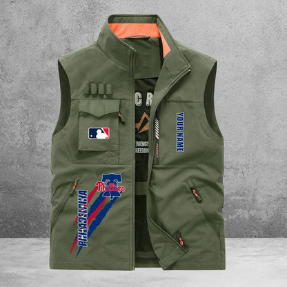 LIMITED EDITION - NEW CUSTOMIZED MLB11 PPS PHILADELPHIA PHILLIES SLEEVELESS VEST