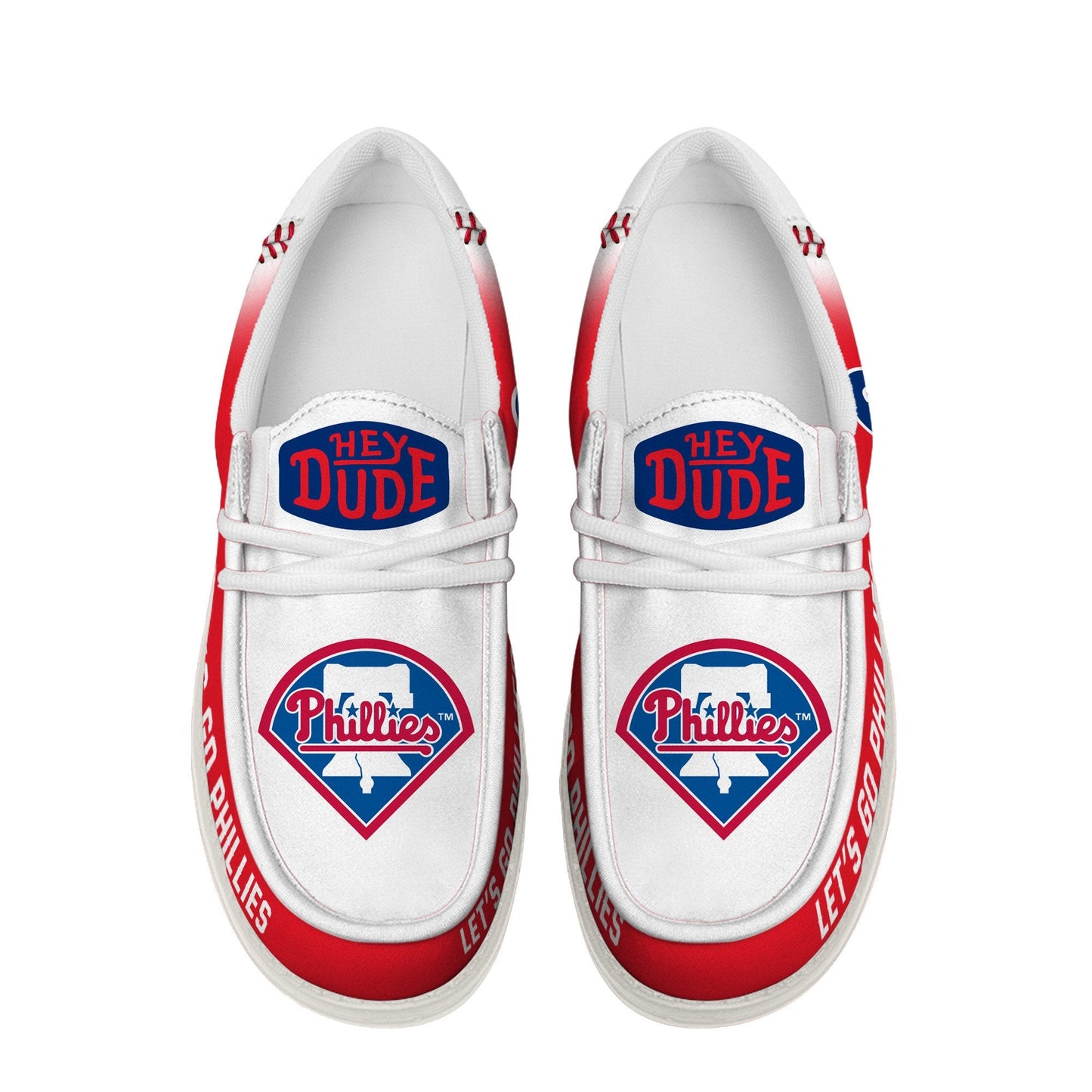 LIMITED EDITION - NEW CUSTOMIZED MLB11 PH PHILLIES LOAFER SHOES