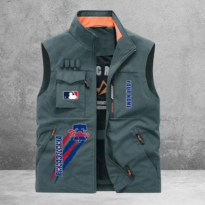 LIMITED EDITION - NEW CUSTOMIZED MLB11 PPS PHILADELPHIA PHILLIES SLEEVELESS VEST