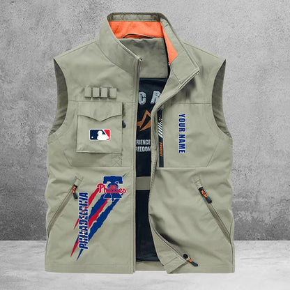 LIMITED EDITION - NEW CUSTOMIZED MLB11 PPS PHILADELPHIA PHILLIES SLEEVELESS VEST