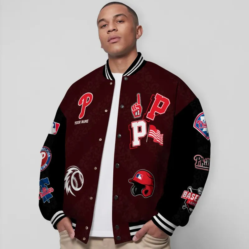 LIMITED EDITION - NEW CUSTOMIZED MLB11 PPS PHILADELPHIA PHILLIES UNISEX T-SHIRT, POLO, HOODIE & JACKETS