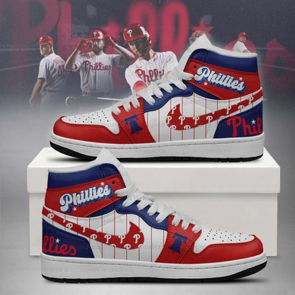 LIMITED EDITION - NEW CUSTOMIZED MLB11 PH PHILLIES AIR JORDAN SNEAKERS
