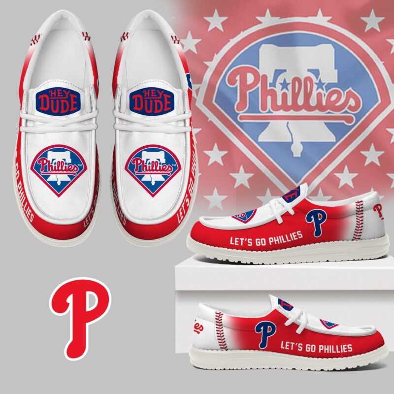 LIMITED EDITION - NEW CUSTOMIZED MLB11 PH PHILLIES LOAFER SHOES