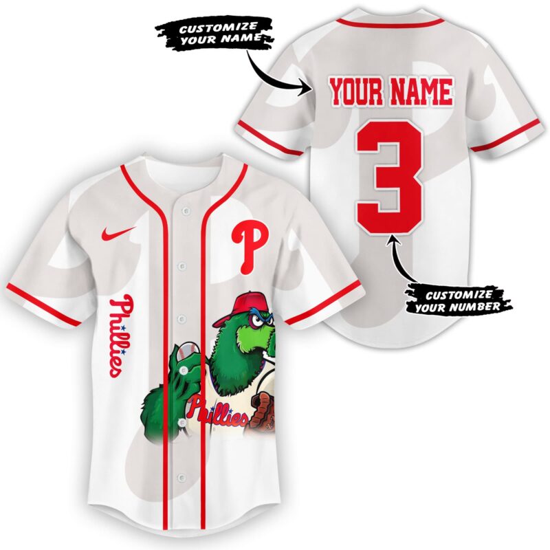 LIMITED EDITION - NEW CUSTOMIZED MLB11 PH PHILLIES BASEBALL JERSEY
