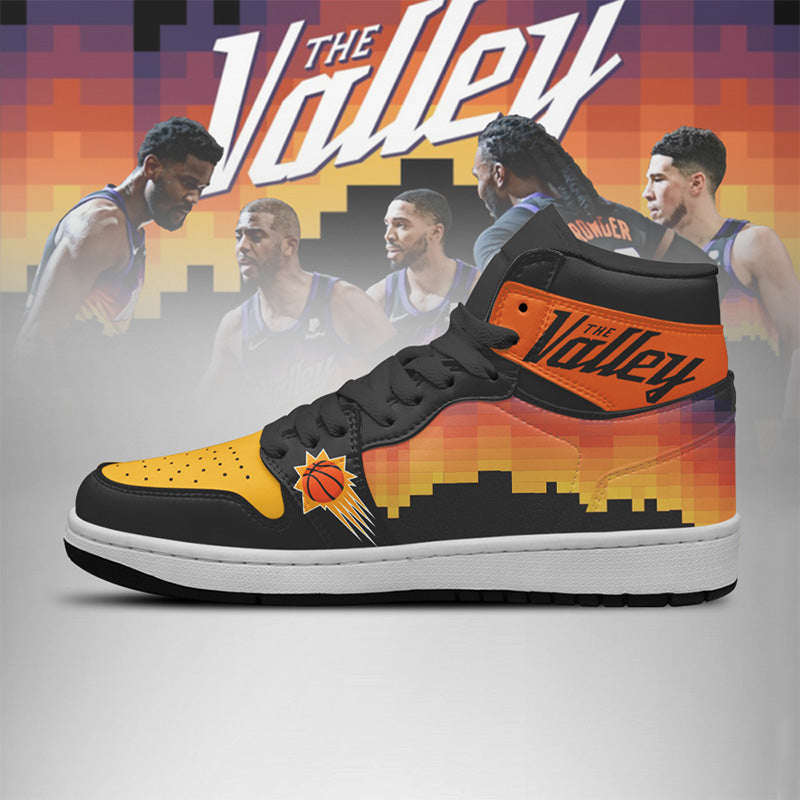 LIMITED EDITION - NEW CUSTOMIZED NBA21 PH SUNS AIR JORDAN SNEAKERS